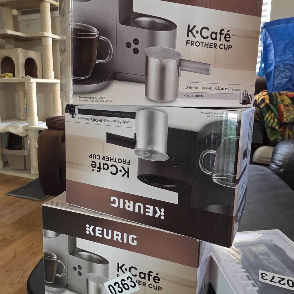 Keurig K-Café Frother Cup in Nickel - Picture 3 of 3